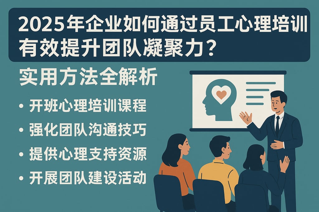 2025年企业如何通过员工心理培训有效提升团队凝聚力？实用方法全解析