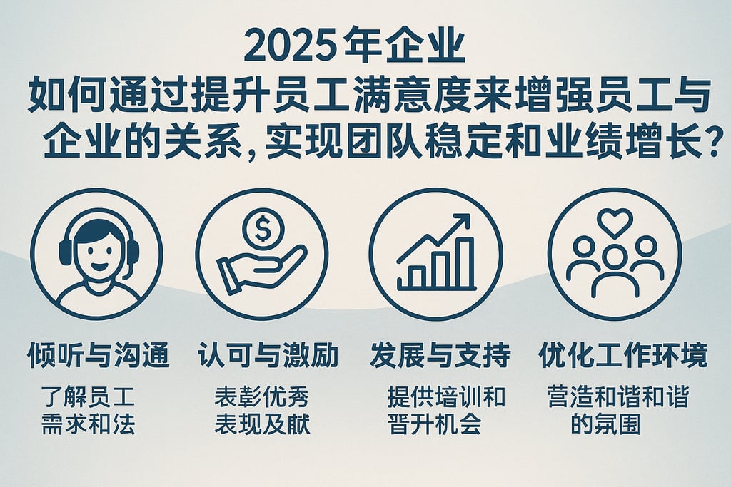 2025年企业如何通过提升员工满意度来增强员工与企业的关系，实现团队稳定和业绩增长？