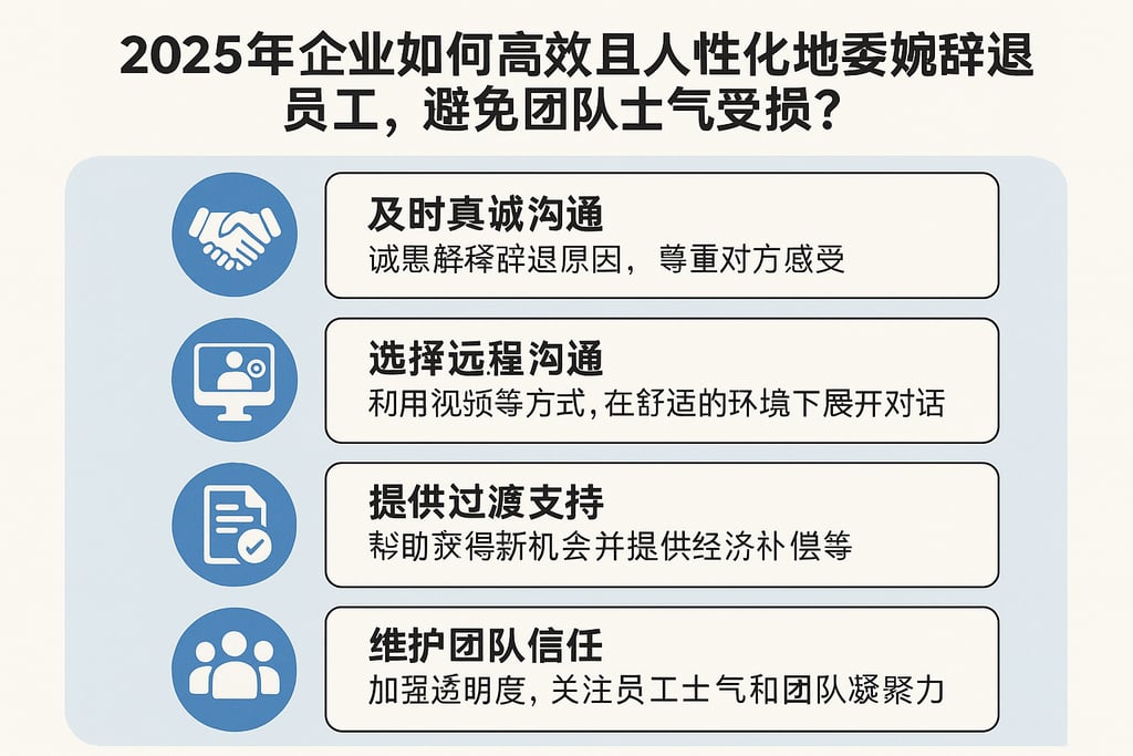 2025年企业如何高效且人性化地委婉辞退员工，避免团队士气受损？