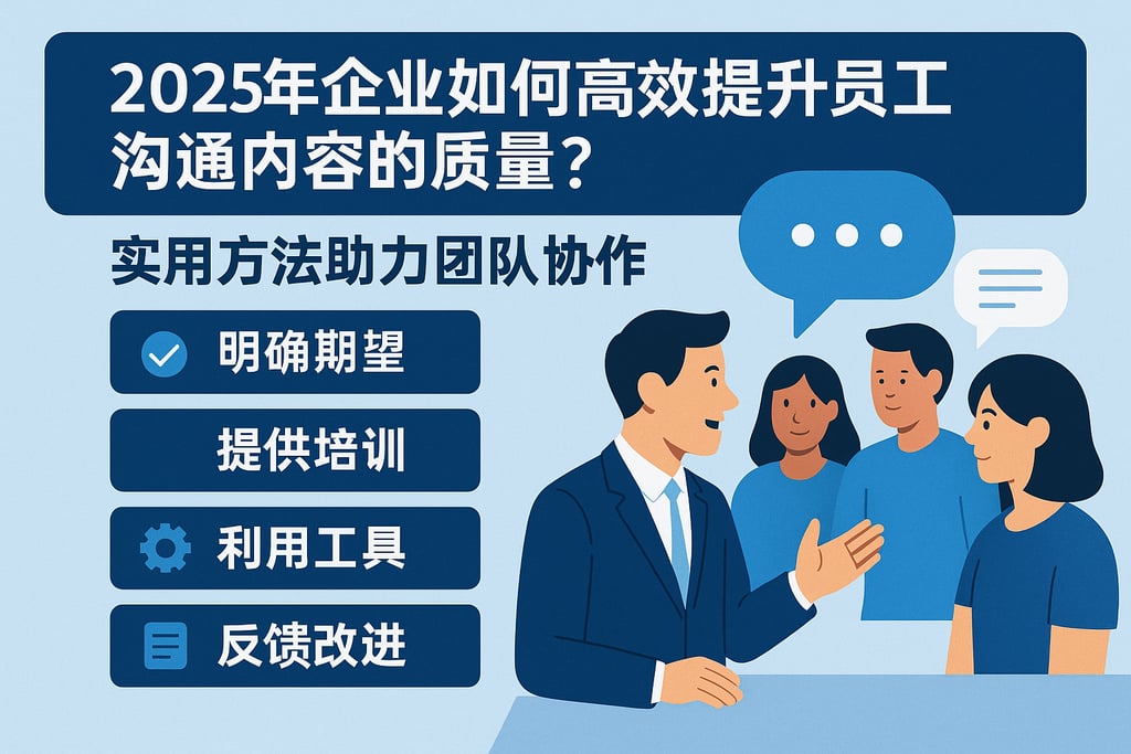2025年企业如何高效提升员工沟通内容的质量？实用方法助力团队协作