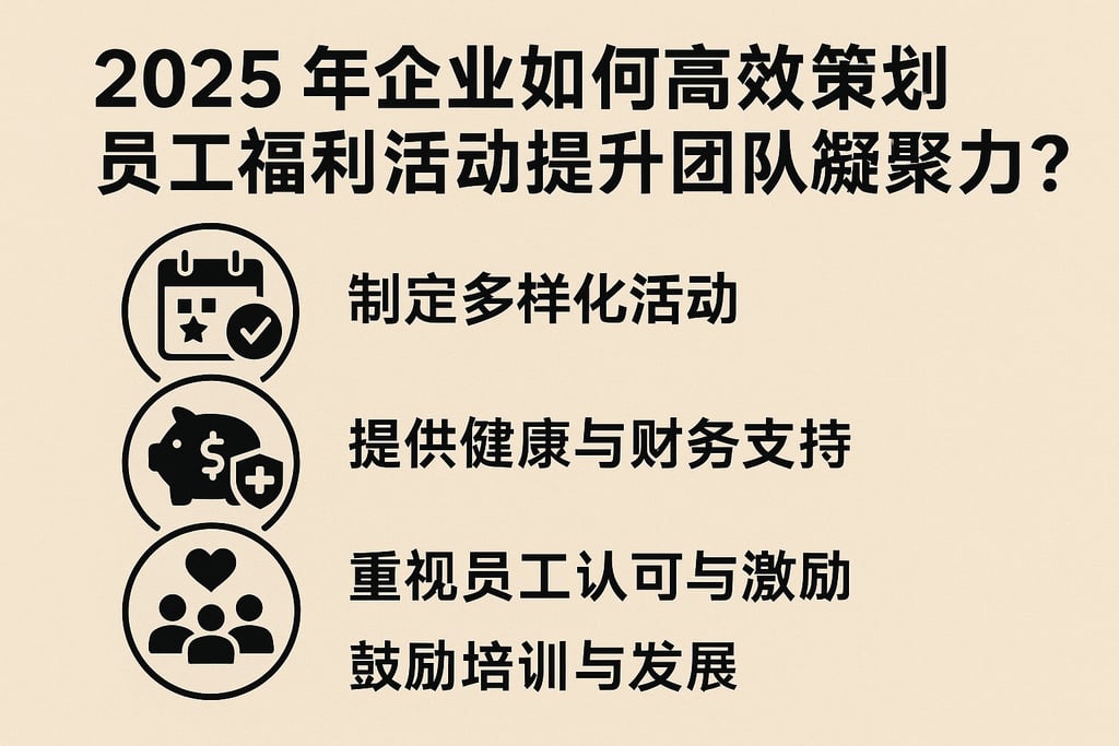 2025年企业如何高效策划员工福利活动提升团队凝聚力？