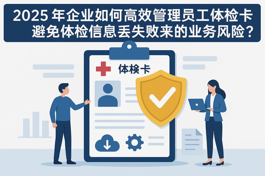 2025年企业如何高效管理员工体检卡，避免体检信息丢失带来的业务风险？