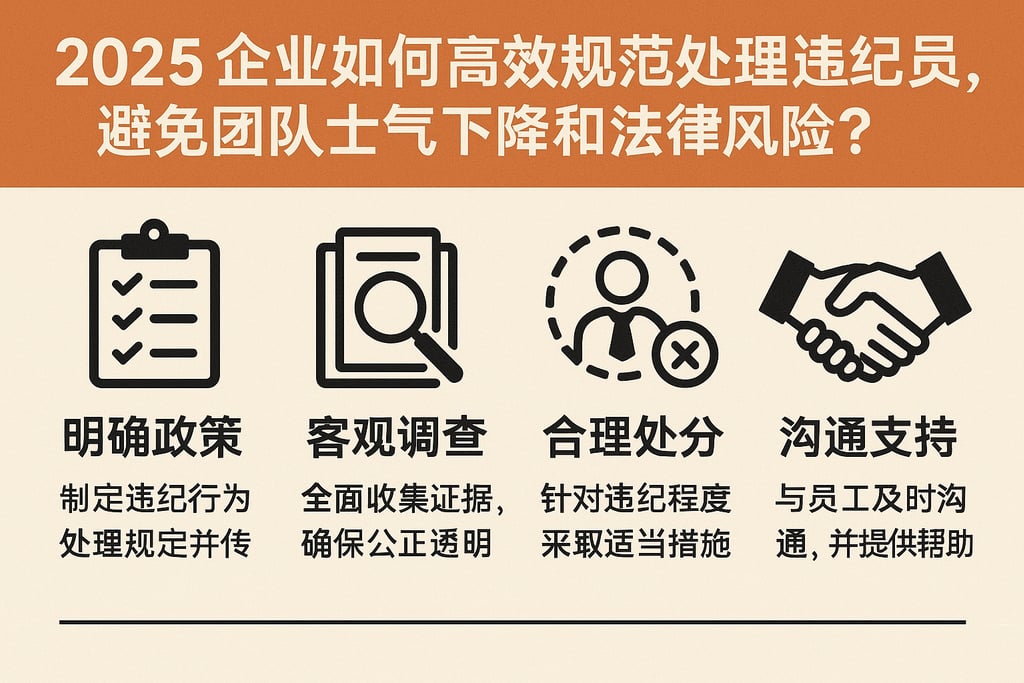 2025年企业如何高效规范处理违纪员工，避免团队士气下降和法律风险？