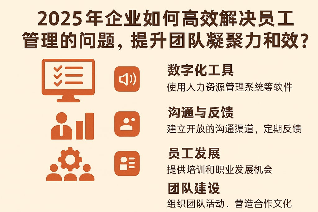 2025年企业如何高效解决员工管理的问题，提升团队凝聚力和业绩？