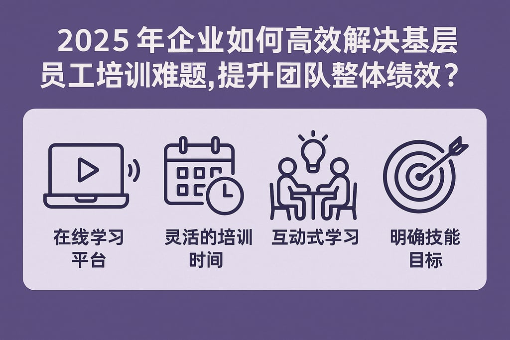 2025年企业如何高效解决基层员工培训难题，提升团队整体绩效？