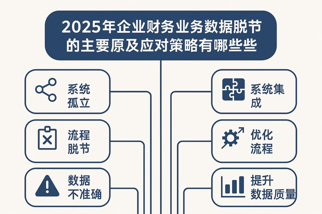 2025年企业财务业务数据脱节的主要原因及应对策略有哪些
