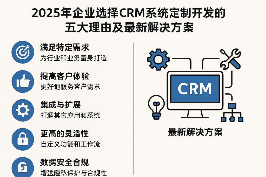 2025年企业选择CRM系统定制开发的五大理由及最新解决方案
