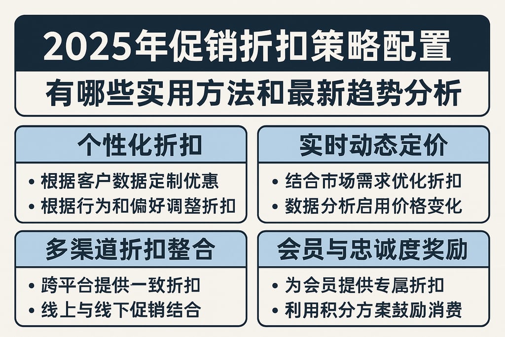 2025年促销折扣策略配置有哪些实用方法和最新趋势分析