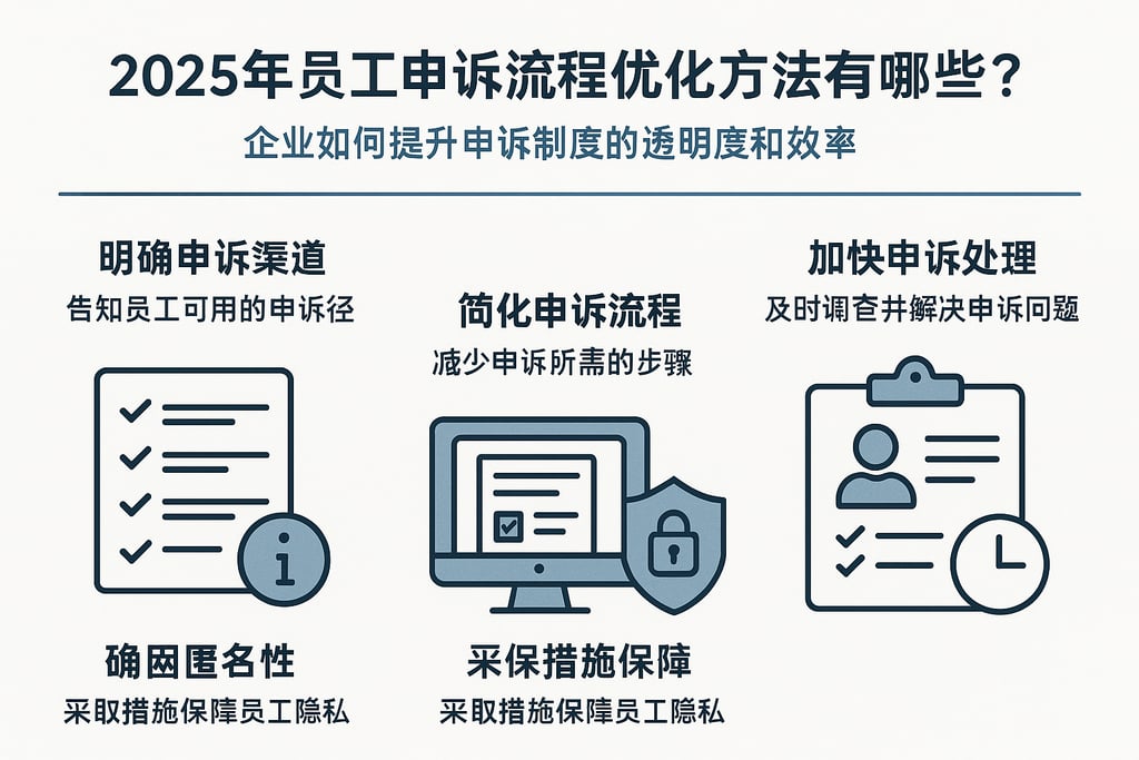 2025年员工申诉流程优化方法有哪些？企业如何提升申诉制度的透明度和效率
