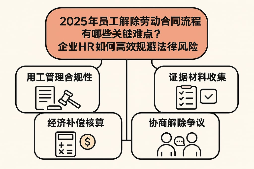 2025年员工解除劳动合同流程有哪些关键难点？企业HR如何高效规避法律风险