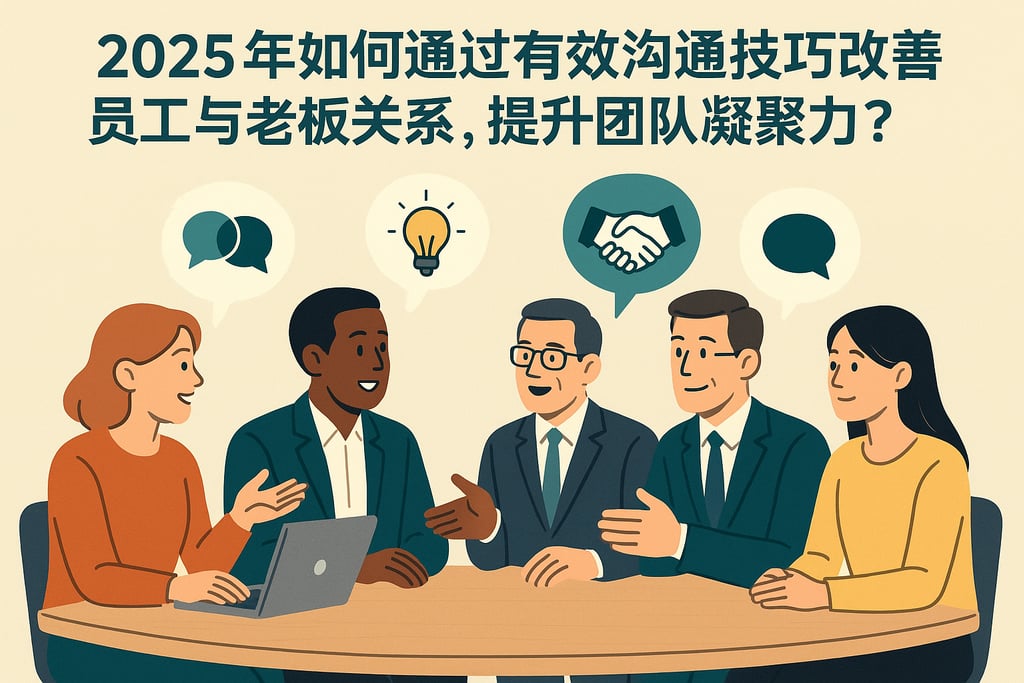 2025年如何通过有效沟通技巧改善员工与老板关系，提升团队凝聚力？