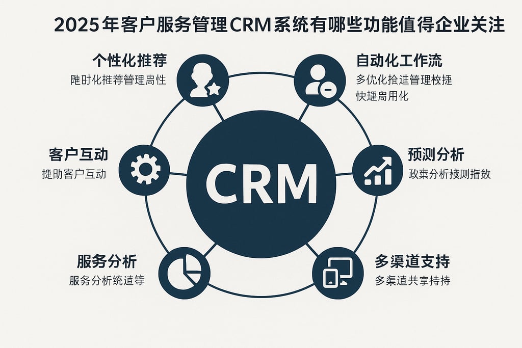 2025年客户服务管理CRM系统有哪些功能值得企业关注