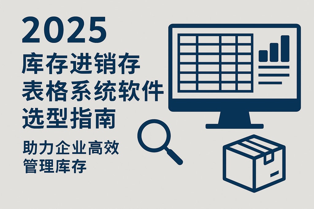 2025年库存进销存表格系统软件选型指南，助力企业高效管理库存