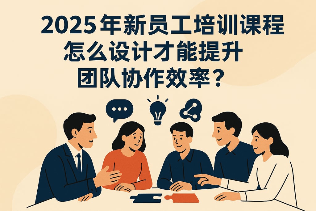 2025年新员工培训课程怎么设计才能提升团队协作效率？
