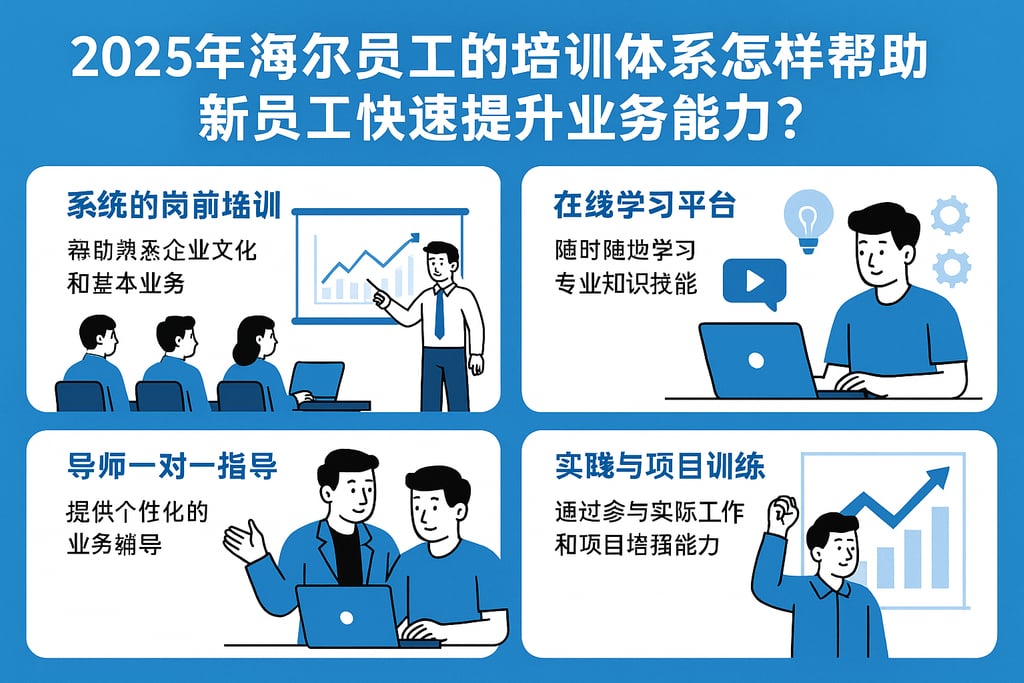 2025年海尔员工的培训体系怎样帮助新员工快速提升业务能力？