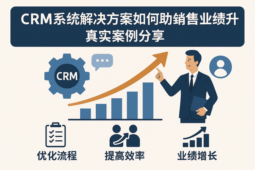 CRM系统解决方案如何助力销售业绩提升？真实案例分享