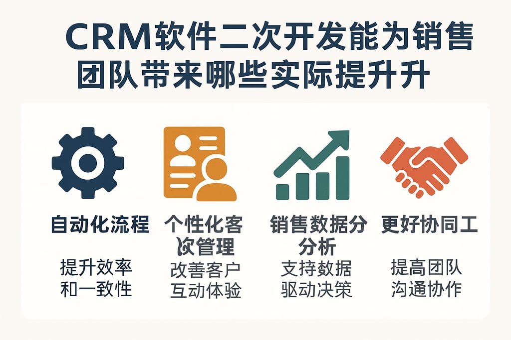 CRM软件二次开发能为销售团队带来哪些实际提升