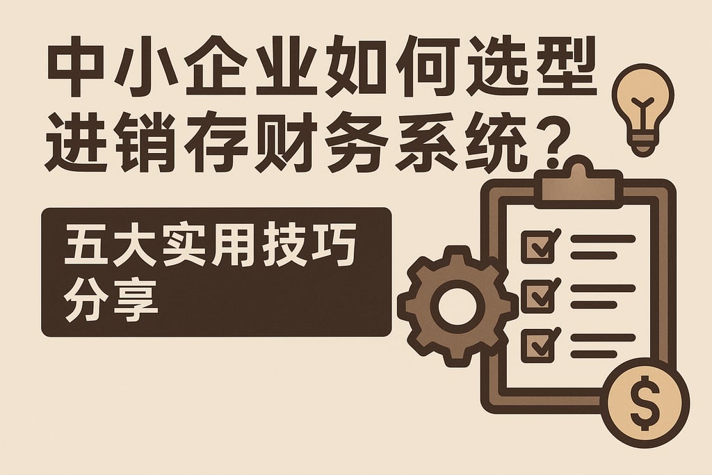 中小企业如何选型进销存财务系统？五大实用技巧分享