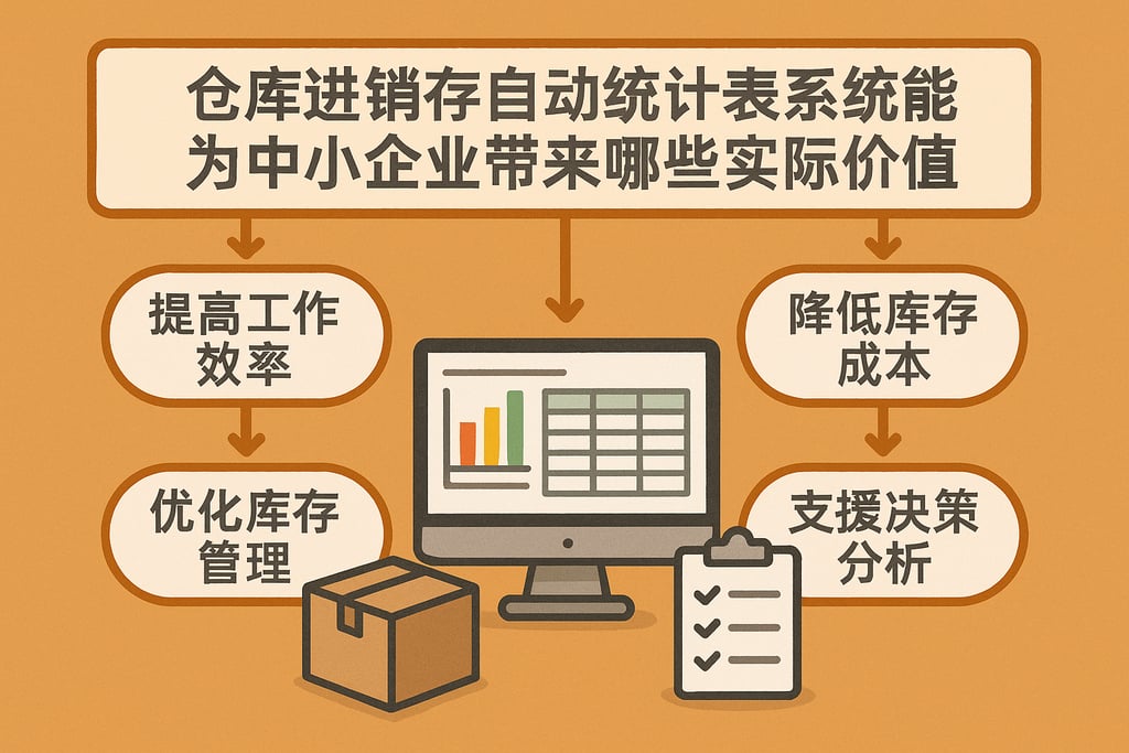 仓库进销存自动统计表系统能为中小企业带来哪些实际价值