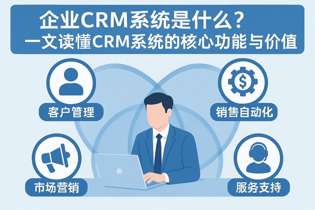 企业CRM系统是什么？一文读懂CRM系统的核心功能与价值