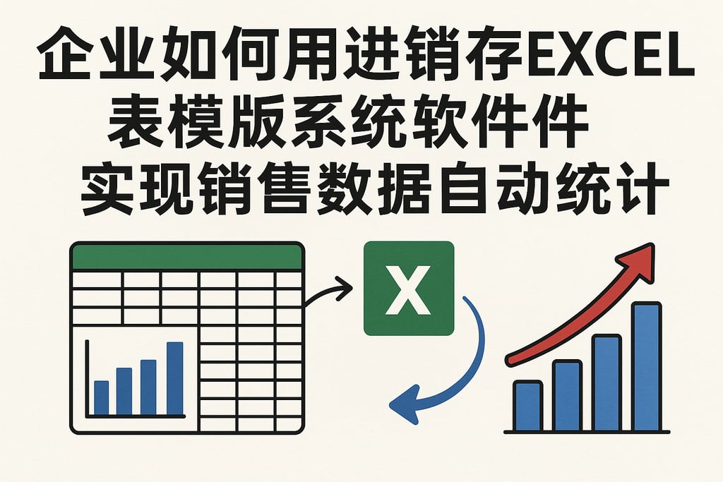 企业如何用进销存excel表模板系统软件实现销售数据自动统计