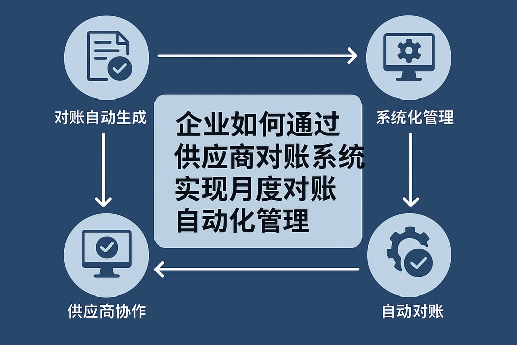 企业如何通过供应商对账系统实现月度对账自动化管理