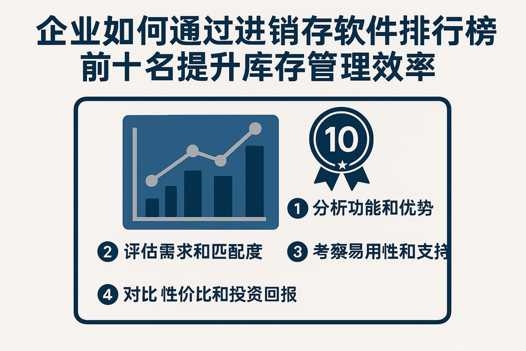 企业如何通过进销存软件排行榜前十名提升库存管理效率