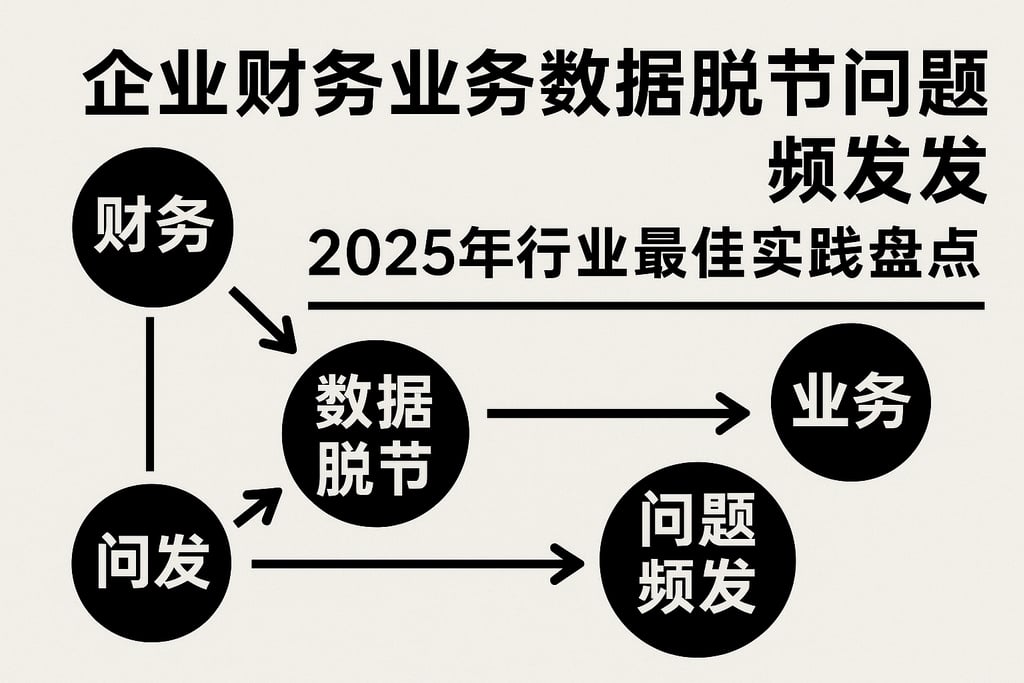 企业财务业务数据脱节问题频发，2025年行业最佳实践盘点