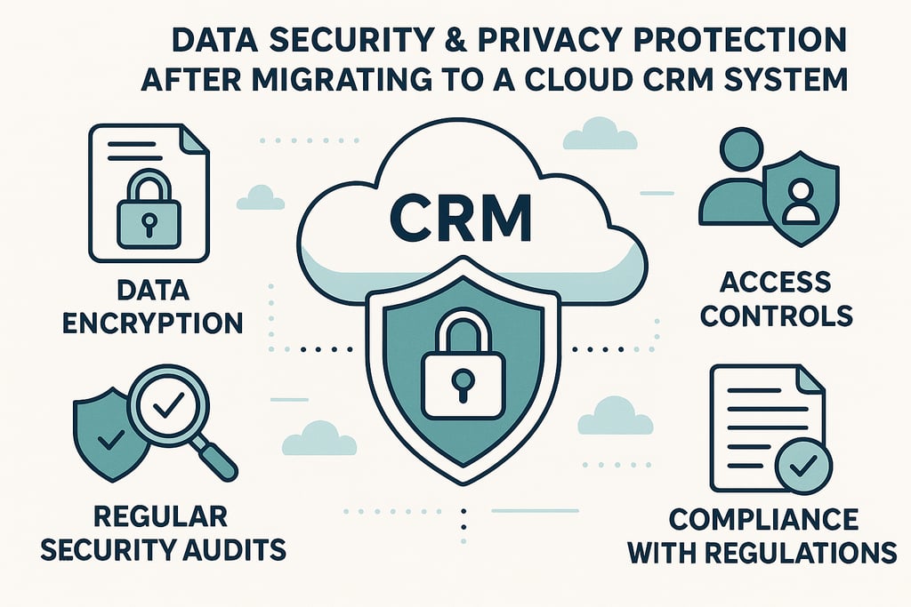 企业迁移到云CRM系统后，数据安全和隐私保护有哪些保障措施
