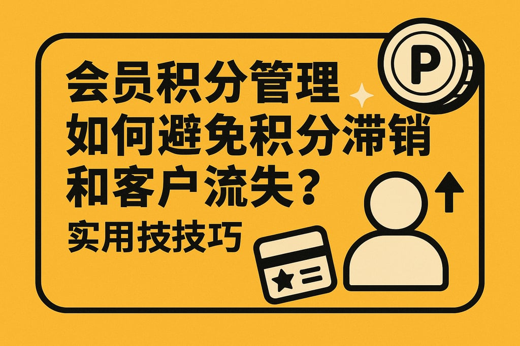 会员积分管理如何避免积分滞销和客户流失？实用技巧