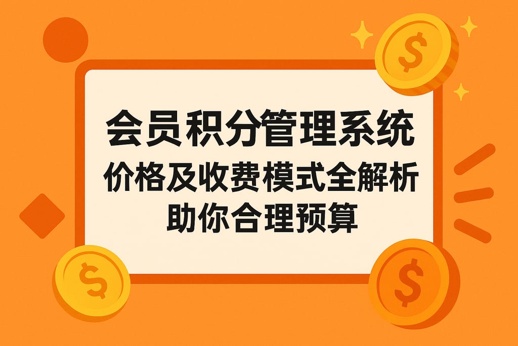 会员积分管理系统价格及收费模式全解析，助你合理预算