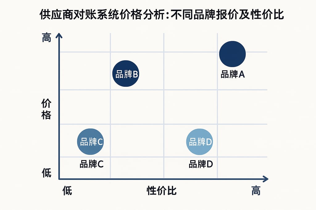 供应商对账系统价格分析：不同品牌报价及性价比对比