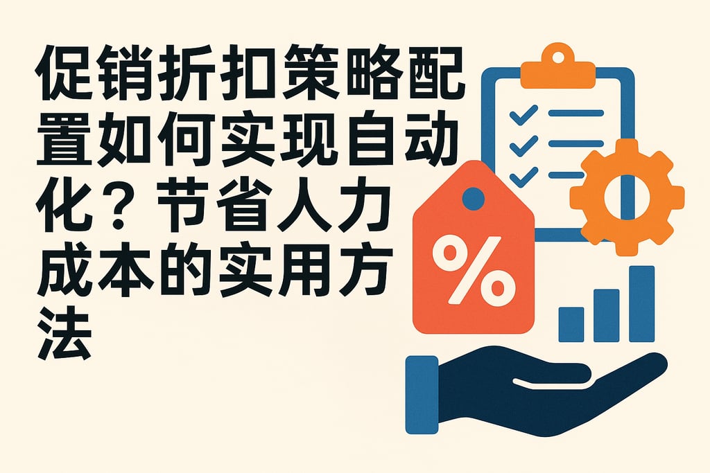 促销折扣策略配置如何实现自动化？节省人力成本的实用方法