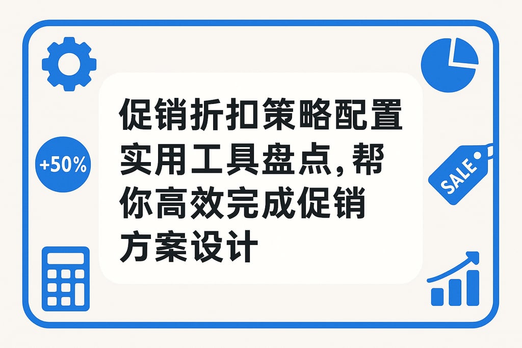 促销折扣策略配置实用工具盘点，帮你高效完成促销方案设计