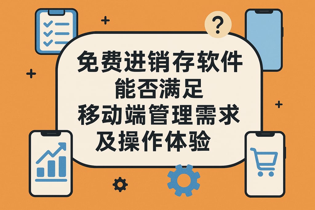免费进销存软件能否满足移动端管理需求及操作体验
