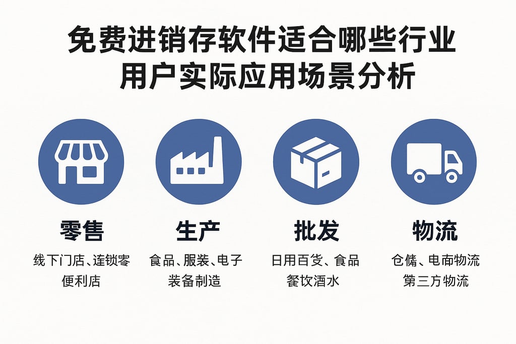 免费进销存软件适合哪些行业用户实际应用场景分析