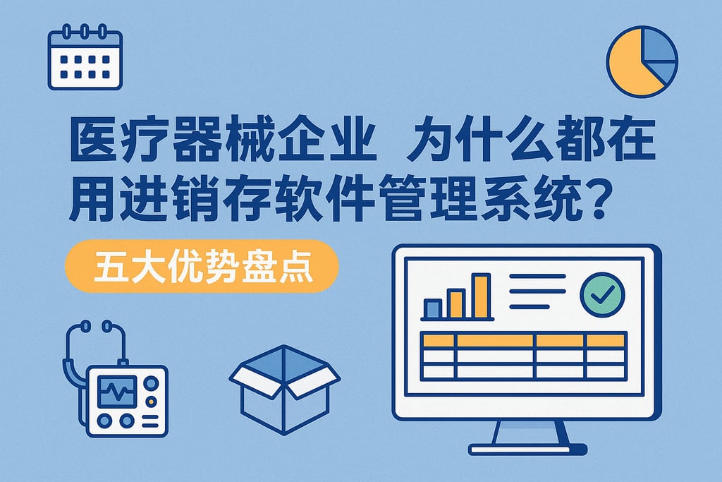医疗器械企业为什么都在用进销存软件管理系统？五大优势盘点