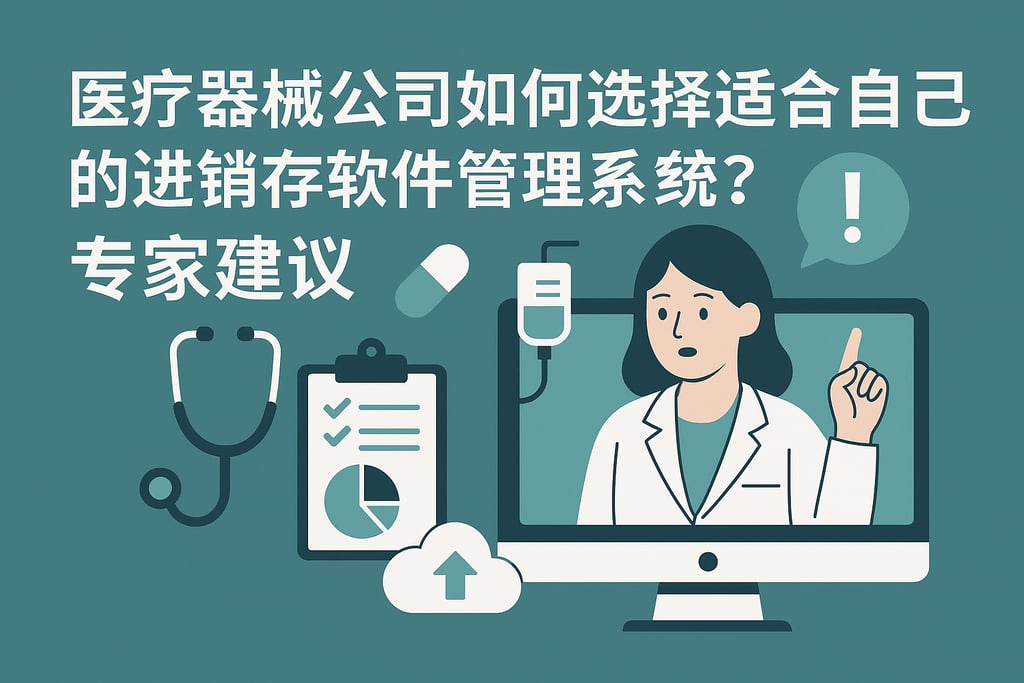 医疗器械公司如何选择适合自己的进销存软件管理系统？专家建议