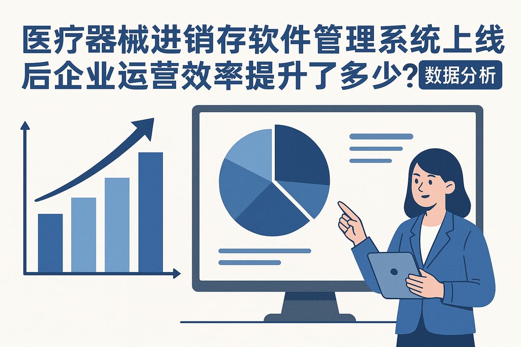 医疗器械进销存软件管理系统上线后企业运营效率提升了多少？数据分析