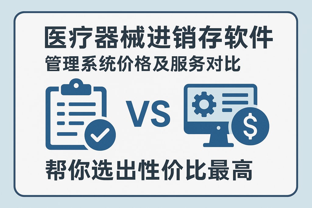 医疗器械进销存软件管理系统价格及服务对比，帮你选出性价比最高