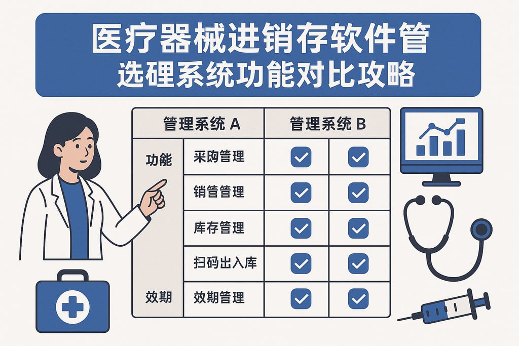 医疗器械进销存软件管理系统功能对比，选型避坑必看攻略