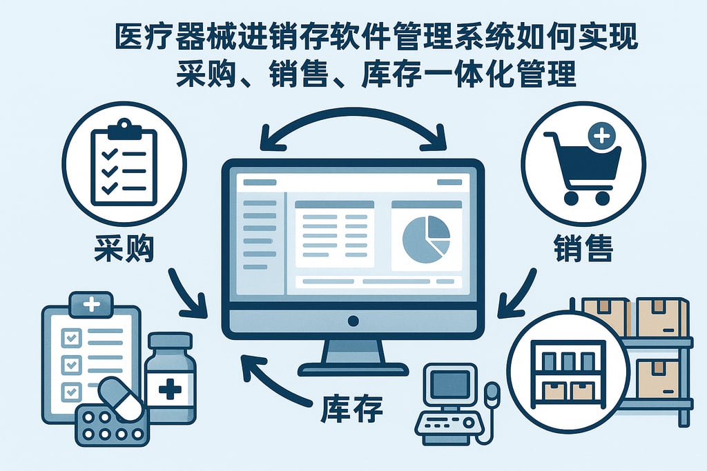 医疗器械进销存软件管理系统如何实现采购、销售、库存一体化管理