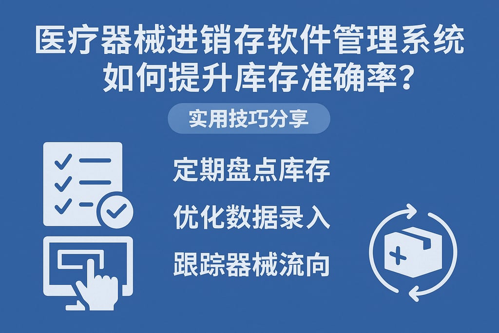 医疗器械进销存软件管理系统如何提升库存准确率？实用技巧分享