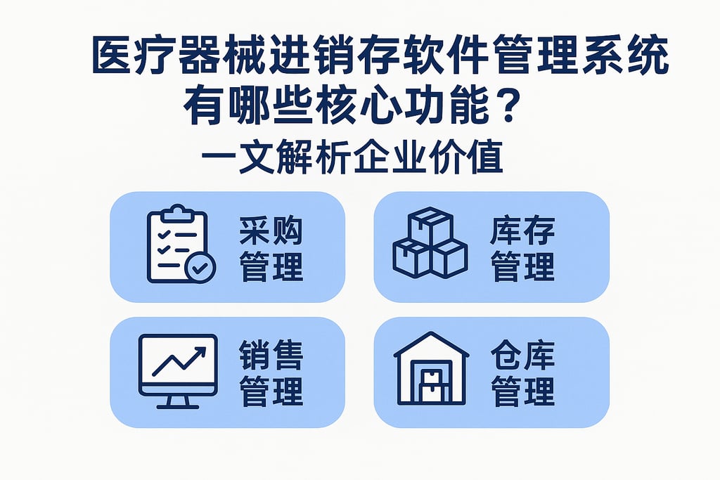 医疗器械进销存软件管理系统有哪些核心功能？一文解析企业价值