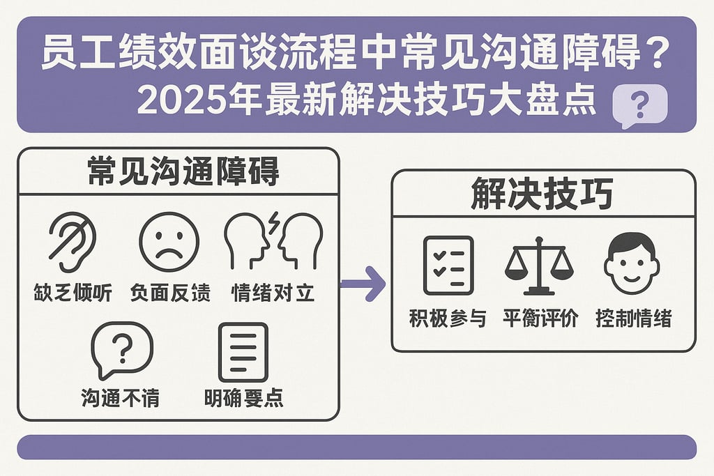员工绩效面谈流程中常见沟通障碍有哪些？2025年最新解决技巧大盘点