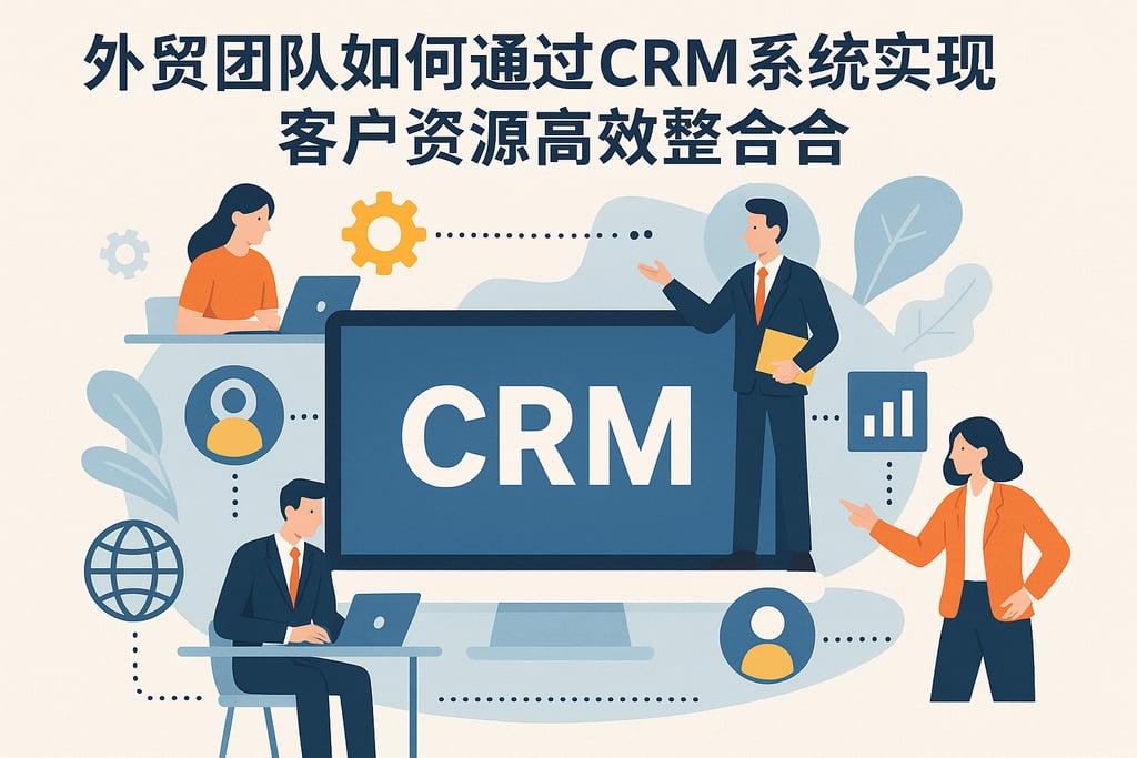 外贸团队如何通过CRM系统实现客户资源高效整合