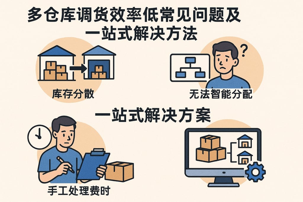 多仓库调货效率低常见问题及一站式解决方法