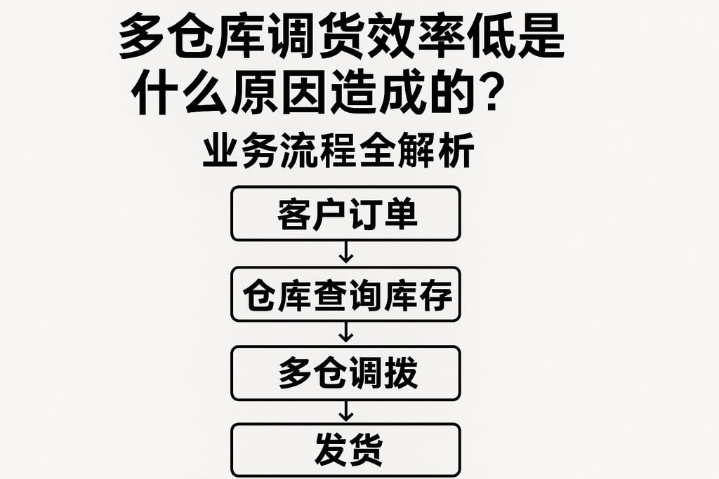多仓库调货效率低是什么原因造成的？业务流程全解析