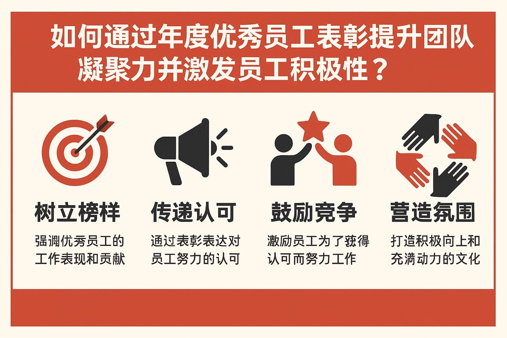 如何通过年度优秀员工表彰提升团队凝聚力并激发员工积极性？