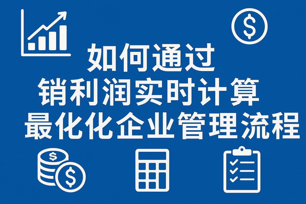 如何通过销售利润实时计算优化企业财务管理流程